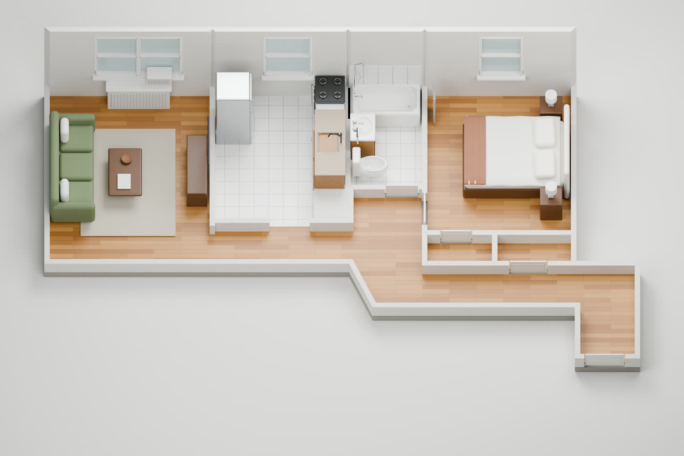 3D floor plan